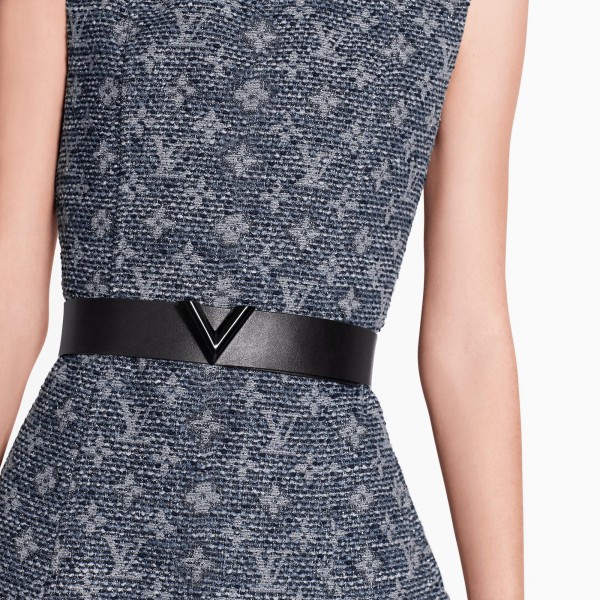 Sleeveless Belted Dress