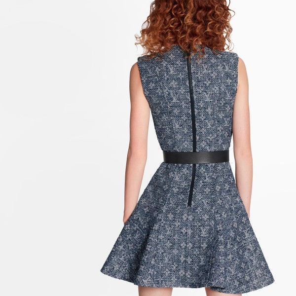 Sleeveless Belted Dress