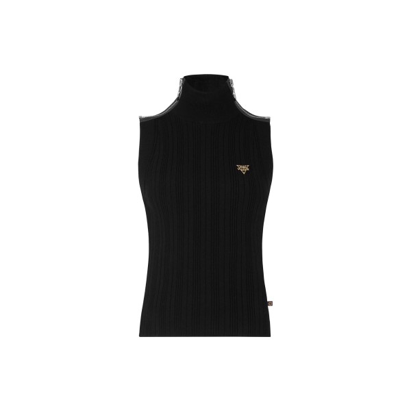 Sleeveless Pullover With Shoulder Zip