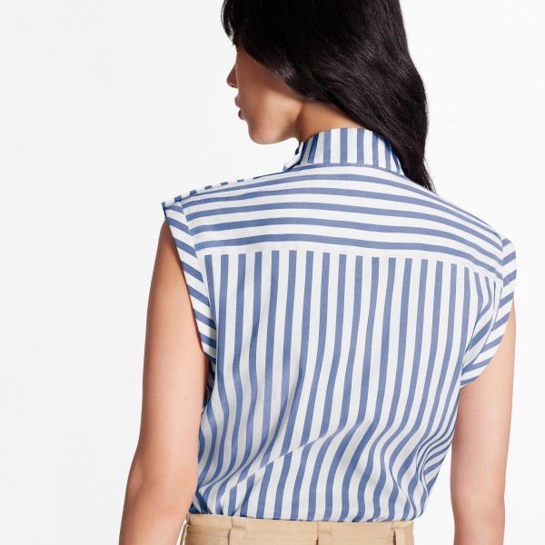Sleeveless Top With Button Detail