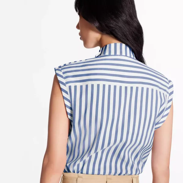 Sleeveless Top With Button Detail