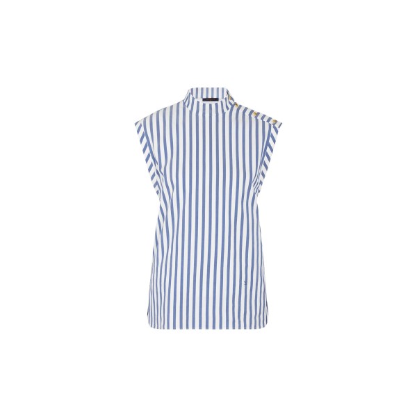Sleeveless Top With Button Detail