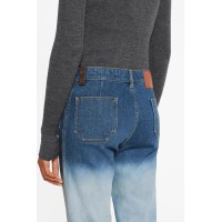 Straight Cut Denim Pants