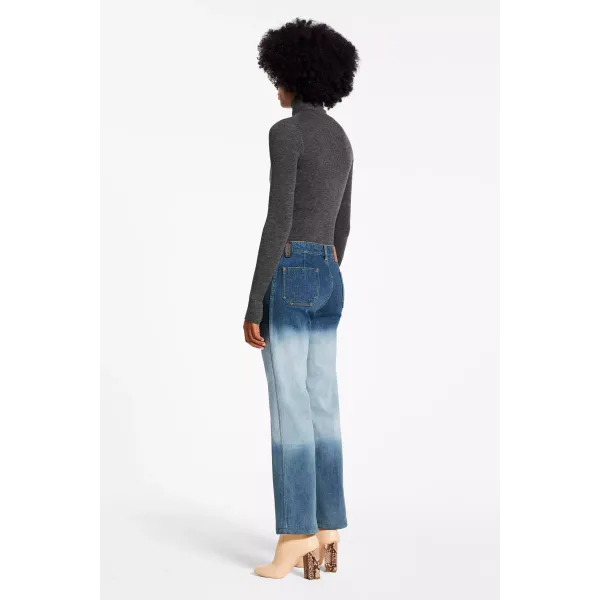 Straight Cut Denim Pants
