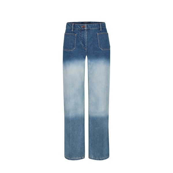 Straight Cut Denim Pants