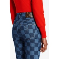 Straight Cut Denim Pants