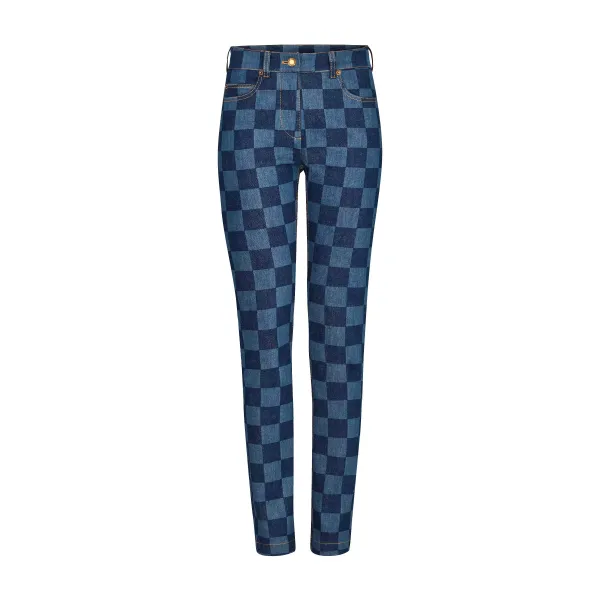 Straight Cut Denim Pants