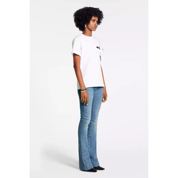 T-Shirt With Pocket And LV Small Patches