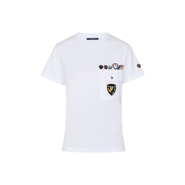 T-Shirt With Pocket And LV Small Patches