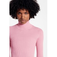 Thin Ribs Turtle Neck