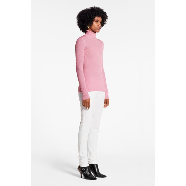 Thin Ribs Turtle Neck