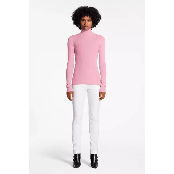 Thin Ribs Turtle Neck