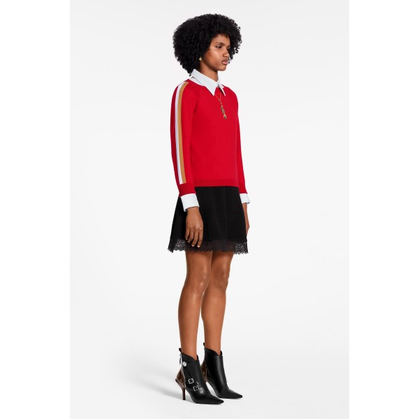 Travel Kit Cropped Pullover With LV Stripe