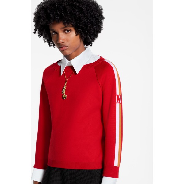 Travel Kit Cropped Pullover With LV Stripe