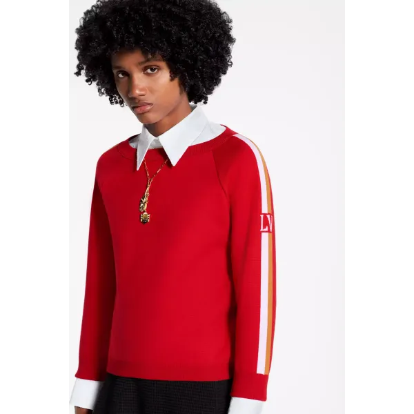 Travel Kit Cropped Pullover With LV Stripe