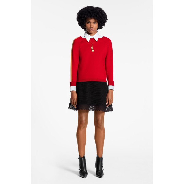 Travel Kit Cropped Pullover With LV Stripe