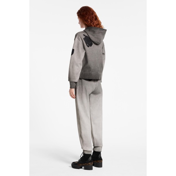 Travel Kit Overdyed Pants With LV Patch