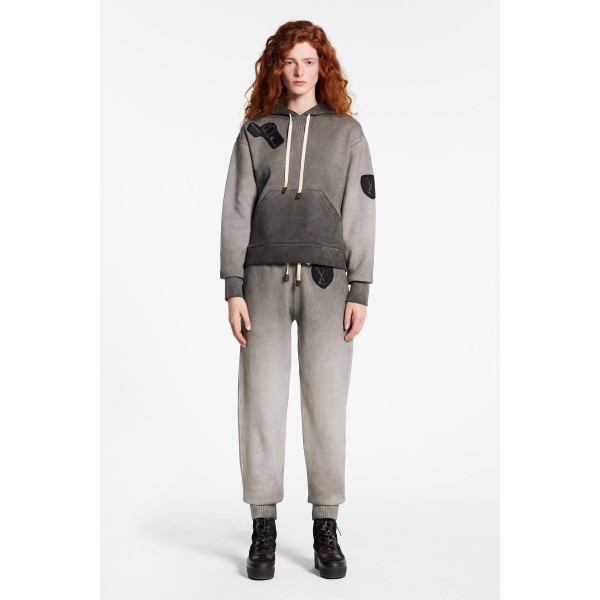 Travel Kit Overdyed Pants With LV Patch