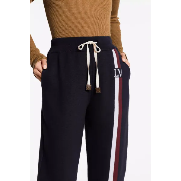 Travel Kit Pants With LV Stripe Intarsia