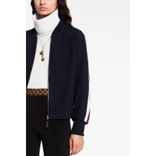 TRAVEL KIT ZIP-UP SWEATER WITH LV STRIPE