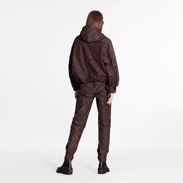 Water-Repellent Sporty Hooded Parka