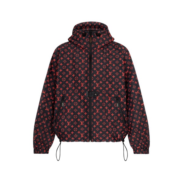 Water-Repellent Sporty Hooded Parka