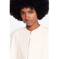 Zip-Up Dress With Wide Sleeves