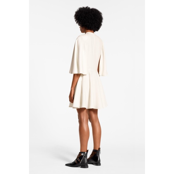 Zip-Up Dress With Wide Sleeves