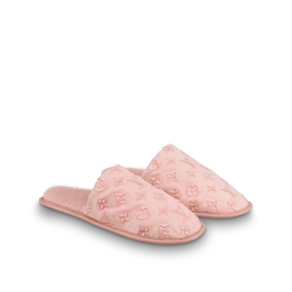 LV Suite Open Back Flat Loafer