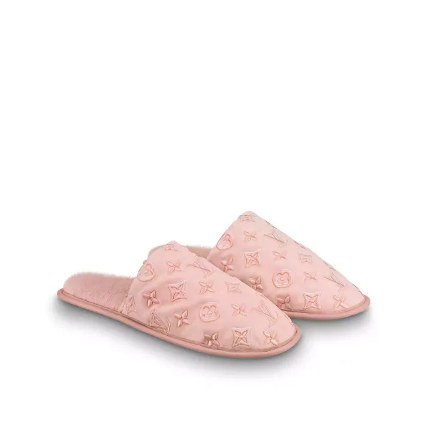 LV Suite Open Back Flat Loafer